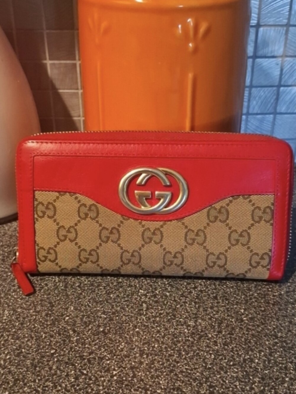 Gucci Monogram Wallet Zippy